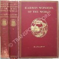 Book cover of Railway Wonders of the World  by TALBOT, Frederick A. 